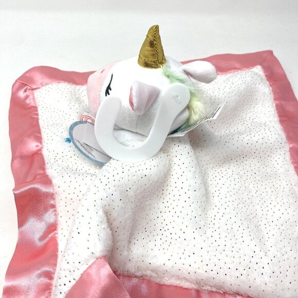 Magic Years 13" Unicorn Snuggle Buddies Believe Rattle Crib Toy - Picture 12 of 12